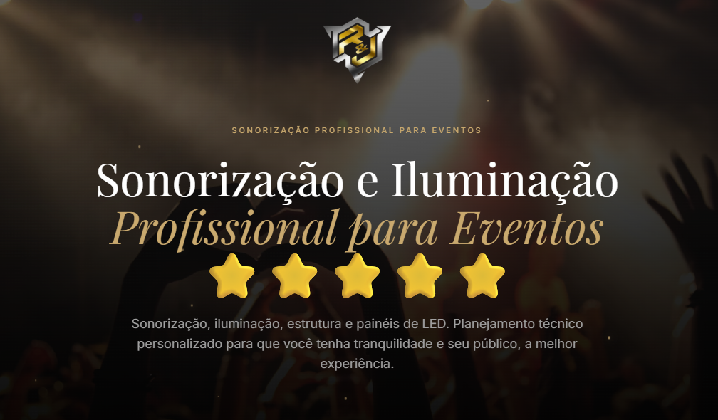 Exemplo de landing page de alta conversão criada com Landa Pages para rejsonorizacao.com.br